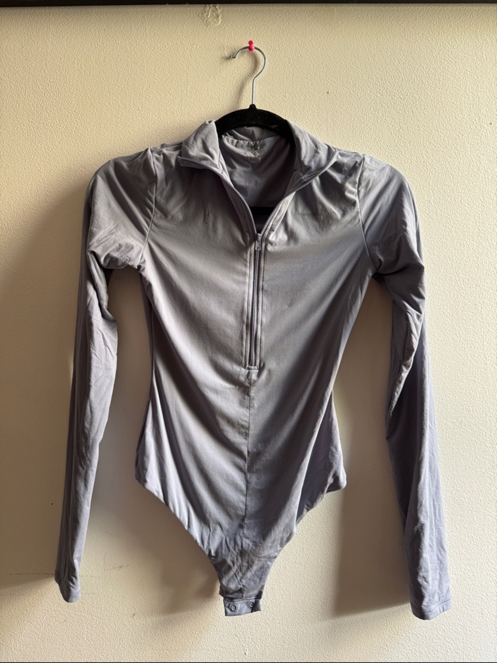 SKIMS Long Sleeve Zip Bodysuit